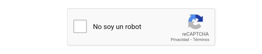 recaptha de google para evitar spam en formularios
